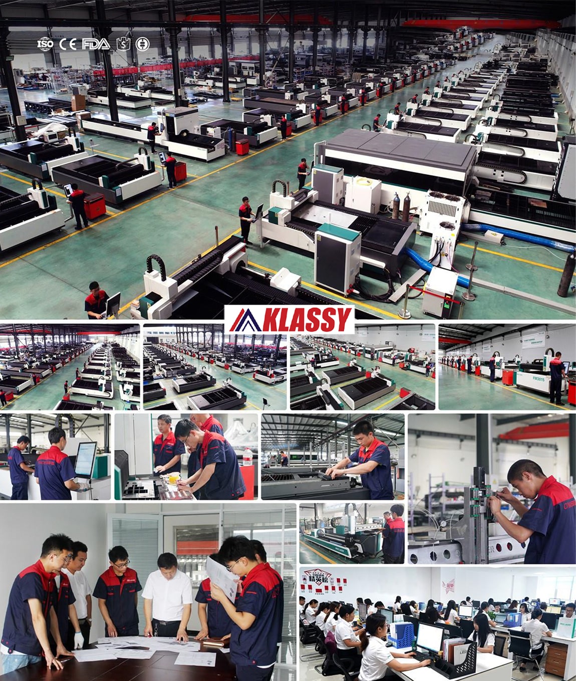 Nhà máy sản xuất máy cắt laser cnc Klassy